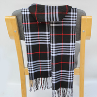 180*35cm luksusowa marka moda klasyczna krata mężczyźni miękki szalik kaszmirowe szaliki w kratkę szal UNISE okłady pashmina pałąk tłumik 5